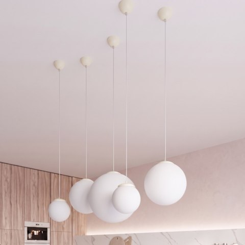 Sollux Lighting Lampa wisząca UGO 40 beżowa