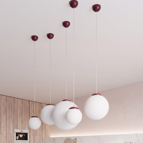 Sollux Lighting Lampa wisząca UGO 40 burgund