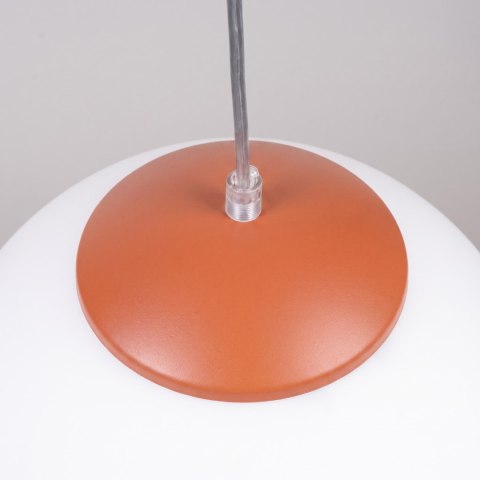 Sollux Lighting Lampa wisząca UGO 40 ochra czerwona