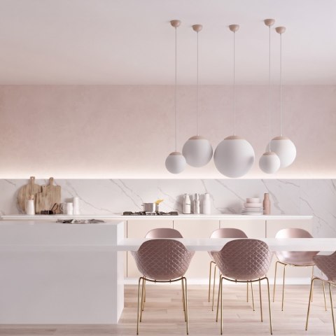 Sollux Lighting Lampa wisząca UGO 40 taupe
