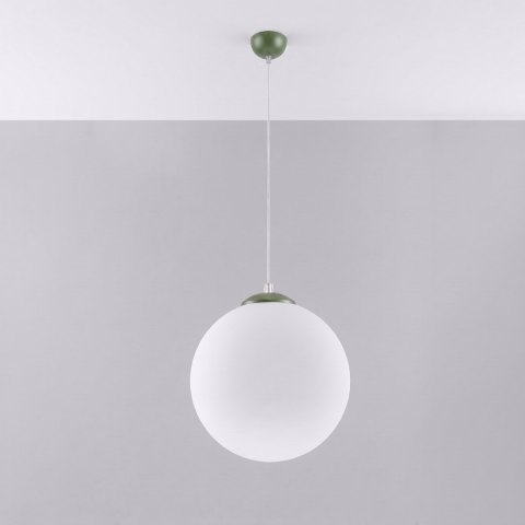 Sollux Lighting Lampa wisząca UGO 40 zielona oliwka