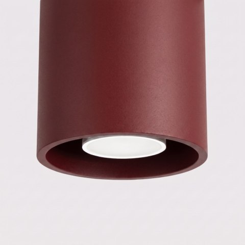 Sollux Lighting Plafon ORBIS 1 burgund