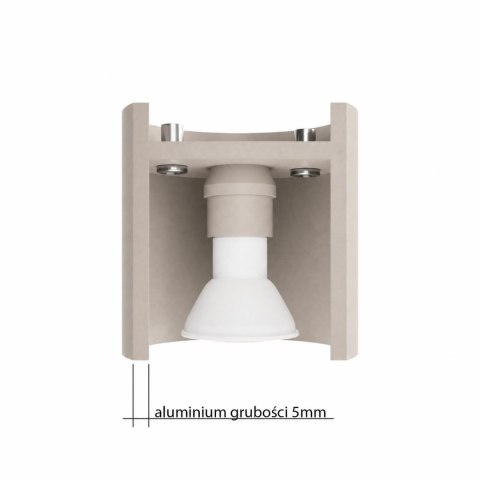 Sollux Lighting Plafon ORBIS 1 taupe