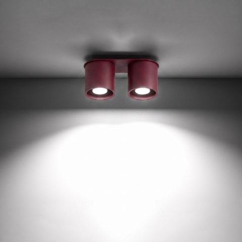 Sollux Lighting Plafon ORBIS 2 burgund