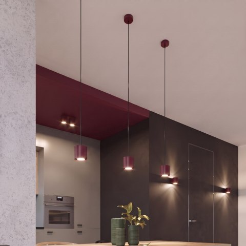 Sollux Lighting Plafon ORBIS 2 burgund