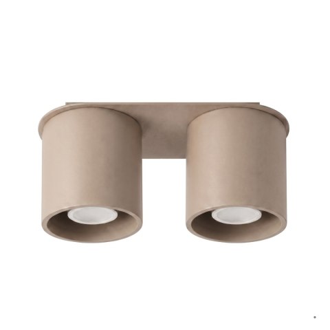 Sollux Lighting Plafon ORBIS 2 taupe