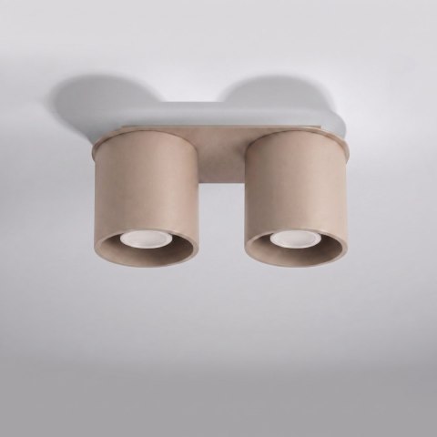 Sollux Lighting Plafon ORBIS 2 taupe