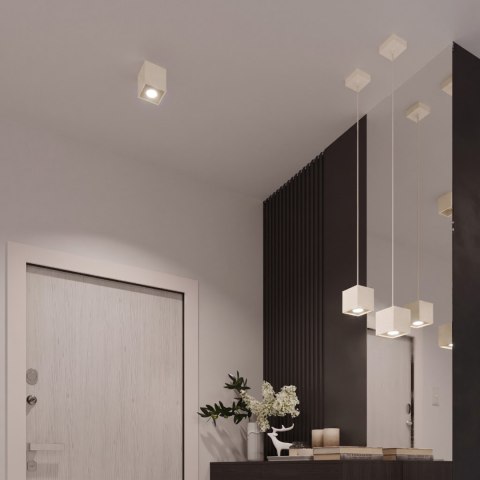 Sollux Lighting Plafon QUAD 1 beżowy