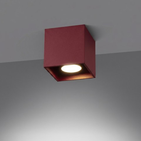 Sollux Lighting Plafon QUAD 1 burgund