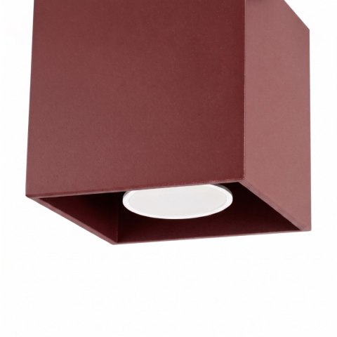 Sollux Lighting Plafon QUAD 1 burgund