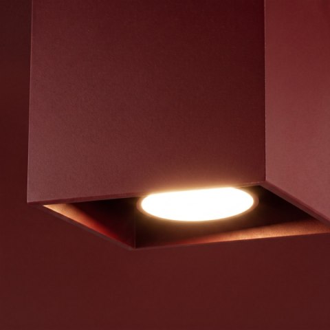 Sollux Lighting Plafon QUAD 1 burgund