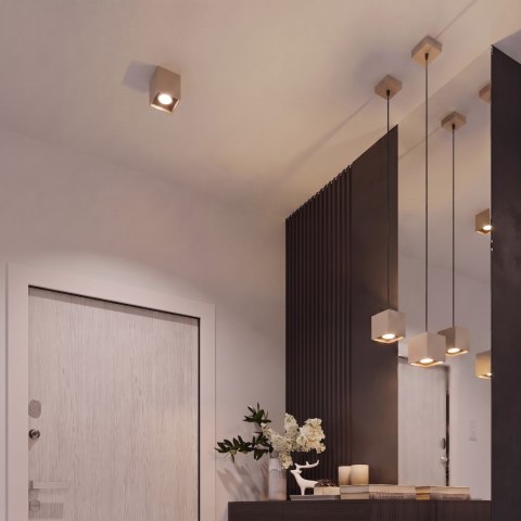 Sollux Lighting Plafon QUAD 1 taupe