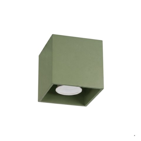 Sollux Lighting Plafon QUAD 1 zielona oliwka