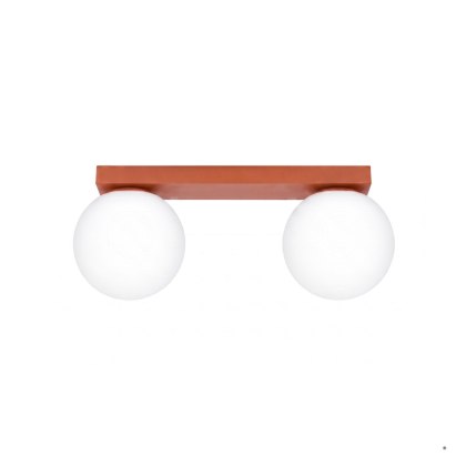 Sollux Lighting Plafon YOLI 2 ochra czerwona