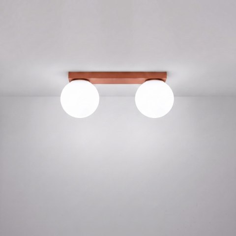 Sollux Lighting Plafon YOLI 2 ochra czerwona