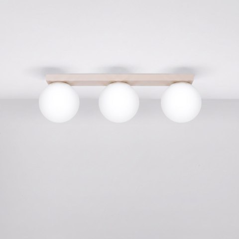 Sollux Lighting Plafon YOLI 3 beżowy