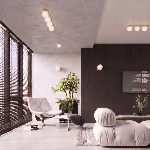 Sollux Lighting Plafon YOLI 3 beżowy