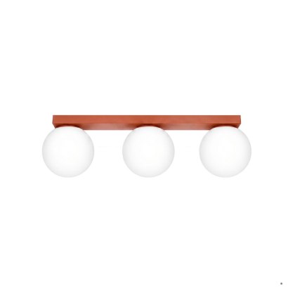 Sollux Lighting Plafon YOLI 3 ochra czerwona