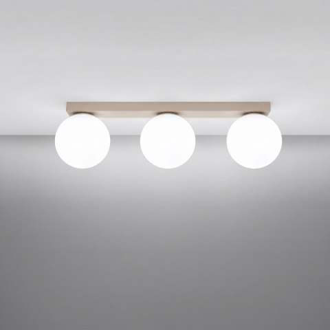 Sollux Lighting Plafon YOLI 3 taupe