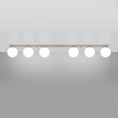 Sollux Lighting Plafon YOLI 6 taupe