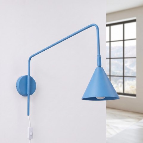 Sollux Lighting Kinkiet NOX błękitny