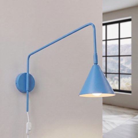 Sollux Lighting Kinkiet NOX błękitny