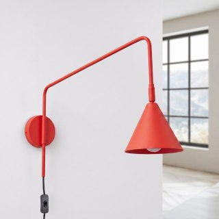 Sollux Lighting Kinkiet NOX czerwony
