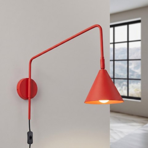 Sollux Lighting Kinkiet NOX czerwony