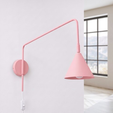 Sollux Lighting Kinkiet NOX różowy