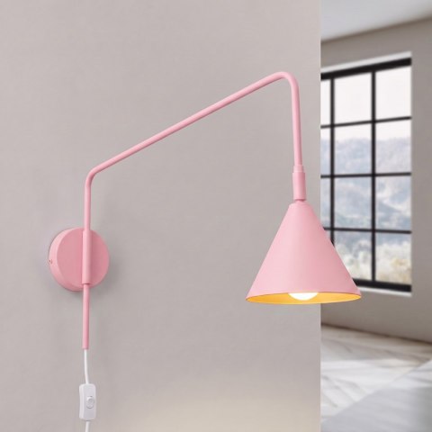 Sollux Lighting Kinkiet NOX różowy