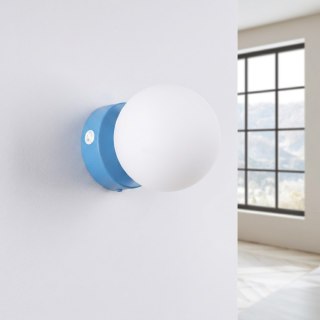 Sollux Lighting Kinkiet YOLI 1 błękitny z włącznikiem