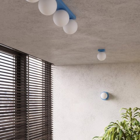 Sollux Lighting Kinkiet YOLI 1 błękitny z włącznikiem