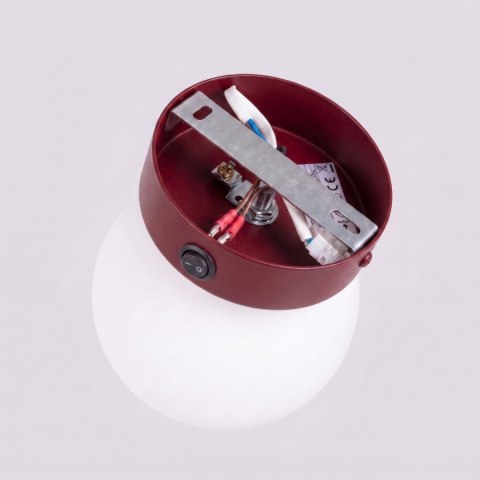 Sollux Lighting Kinkiet YOLI 1 burgund z włącznikiem