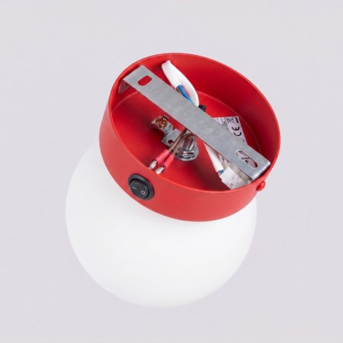 Sollux Lighting Kinkiet YOLI 1 czerwony z włącznikiem