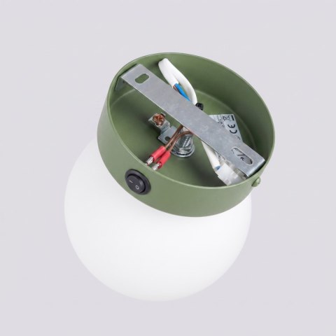 Sollux Lighting Kinkiet YOLI 1 zielona oliwka z włącznikiem