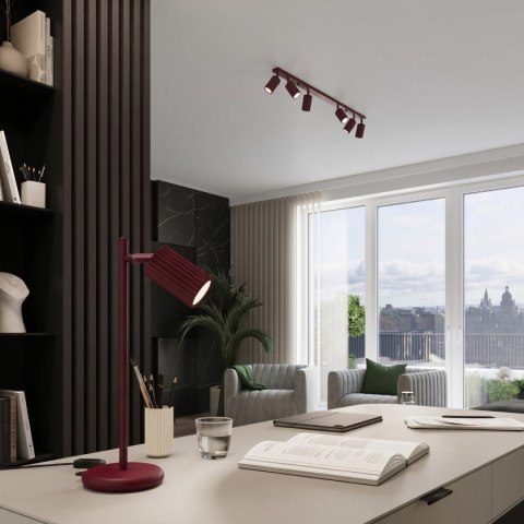 Sollux Lighting Lampa wisząca KARBON 2 burgund