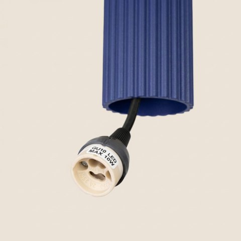 Sollux Lighting Lampa wisząca KARBON 2 ultramaryna