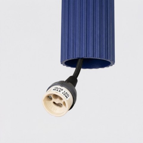 Sollux Lighting Lampa wisząca KARBON 3L ultramaryna