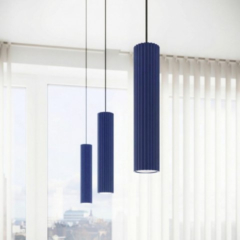 Sollux Lighting Lampa wisząca KARBON 3L ultramaryna