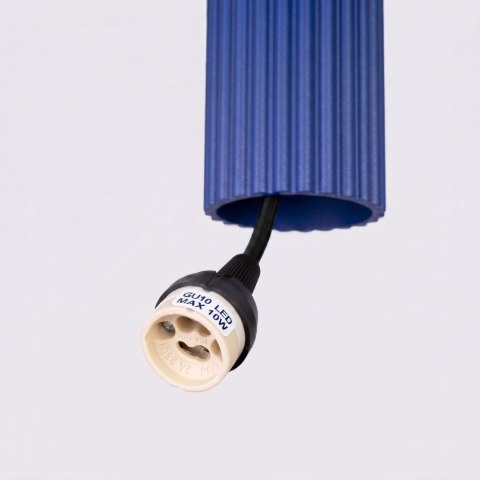 Sollux Lighting Lampa wisząca KARBON 3P ultramaryna