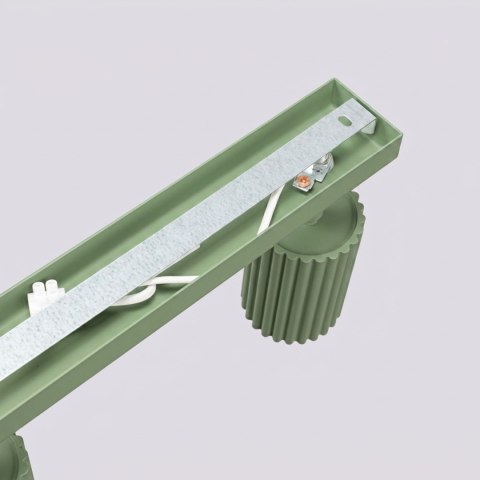 Sollux Lighting Plafon KARBON 3L szałwiowy