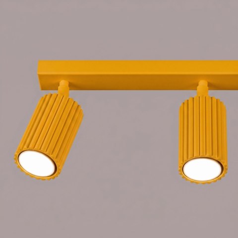 Sollux Lighting Plafon KARBON 3L żółty
