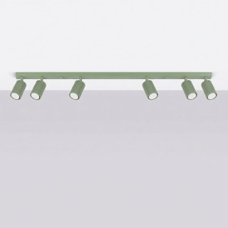 Sollux Lighting Plafon KARBON 6L szałwiowy
