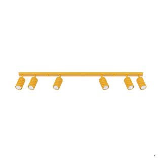 Sollux Lighting Plafon KARBON 6L żółty