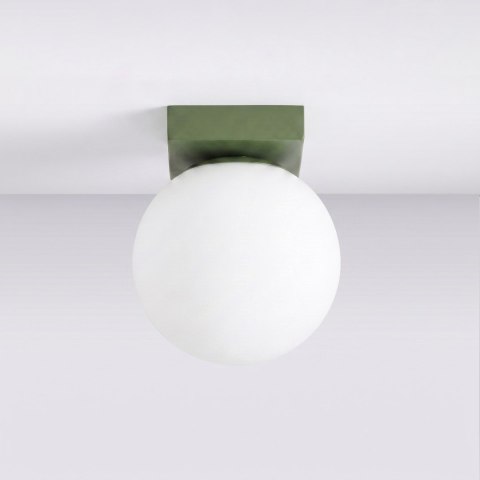 Sollux Lighting Plafon YOLI 1 zielona oliwka