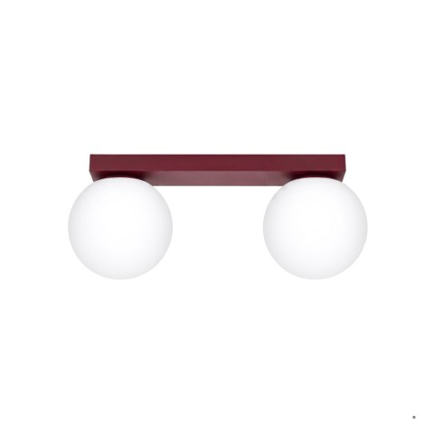 Sollux Lighting Plafon YOLI 2 burgund