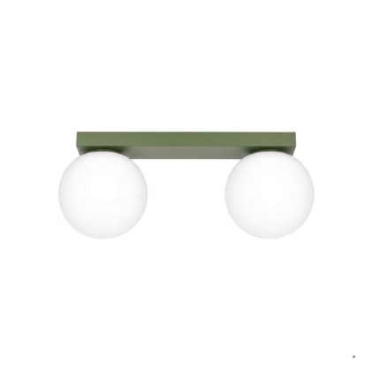 Sollux Lighting Plafon YOLI 2 zielona oliwka