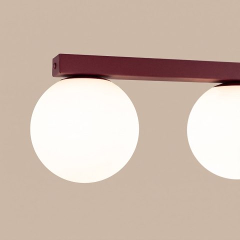 Sollux Lighting Plafon YOLI 3 burgund