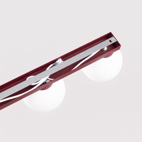 Sollux Lighting Plafon YOLI 3 burgund