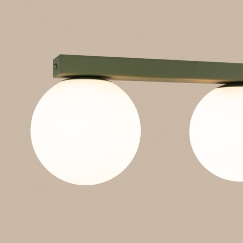 Sollux Lighting Plafon YOLI 4 zielona oliwka
